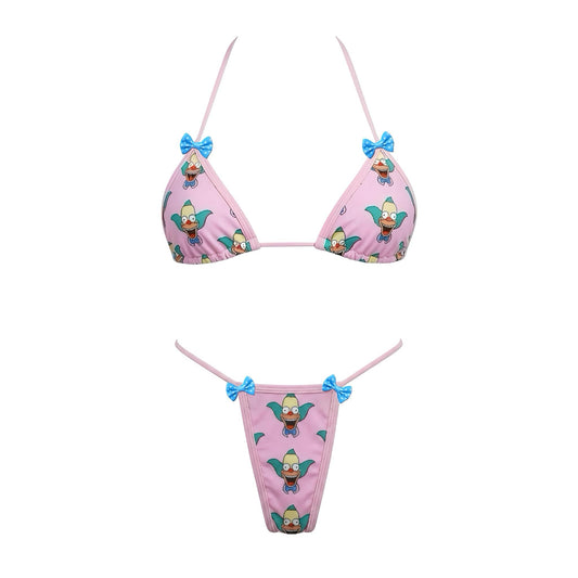 Krusty the Clown Microkini with Bows - GrlFriday Shop