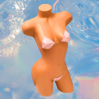Latex Wet Look Vinyl Microkini Set - GrlFriday Shop