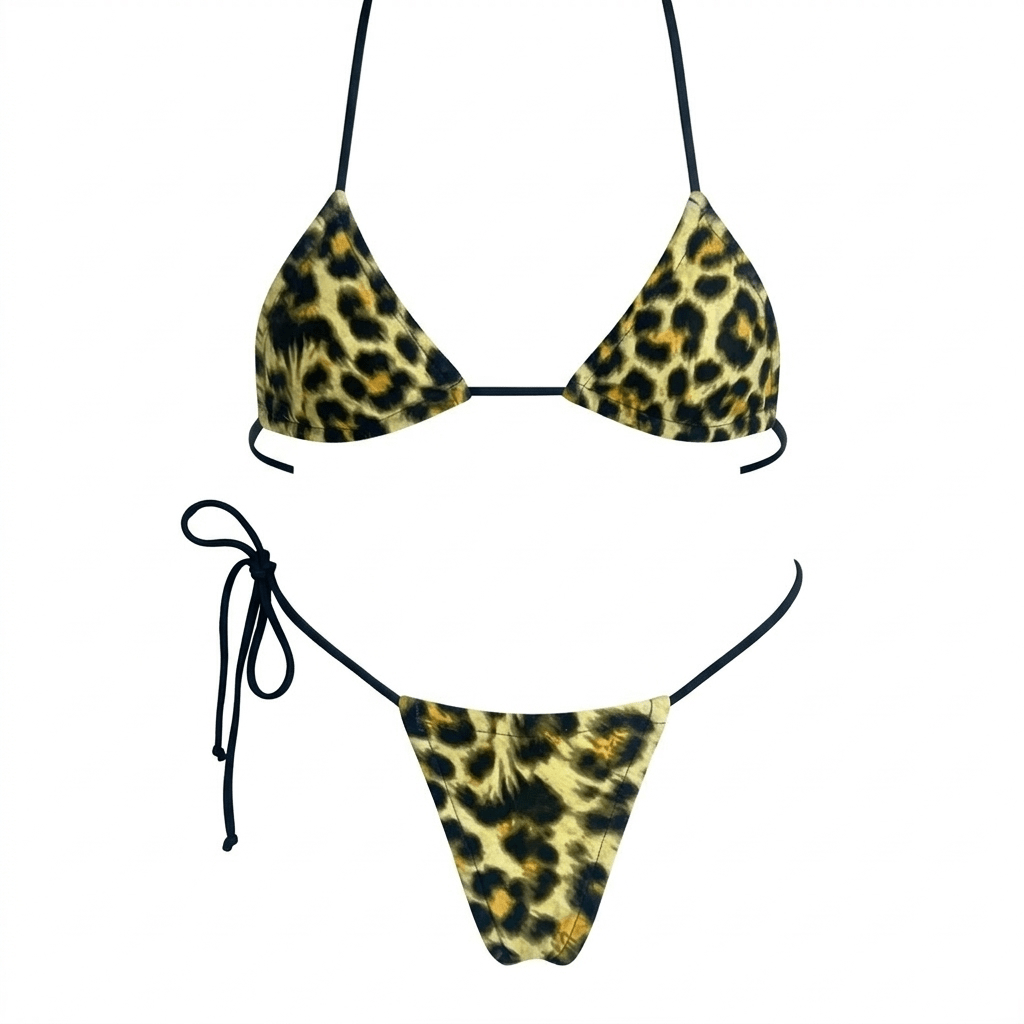 Leopard Print Microkini Set - GrlFriday Shop