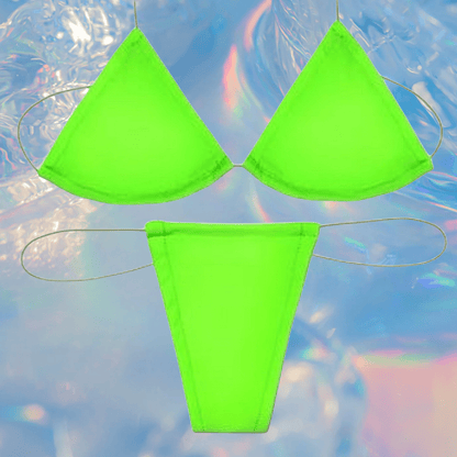 Lime Green Microkini Set - GrlFriday Shop