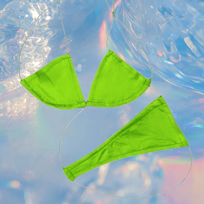 Lime Green Microkini Set - GrlFriday Shop