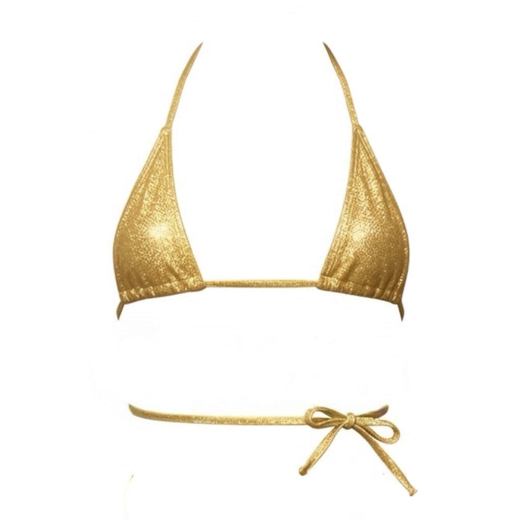 Mini Tri - Kini Top - Gold - GrlFriday Shop