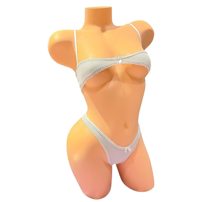 Nanokini Lingerie Set | Light Grey - GrlFriday Shop