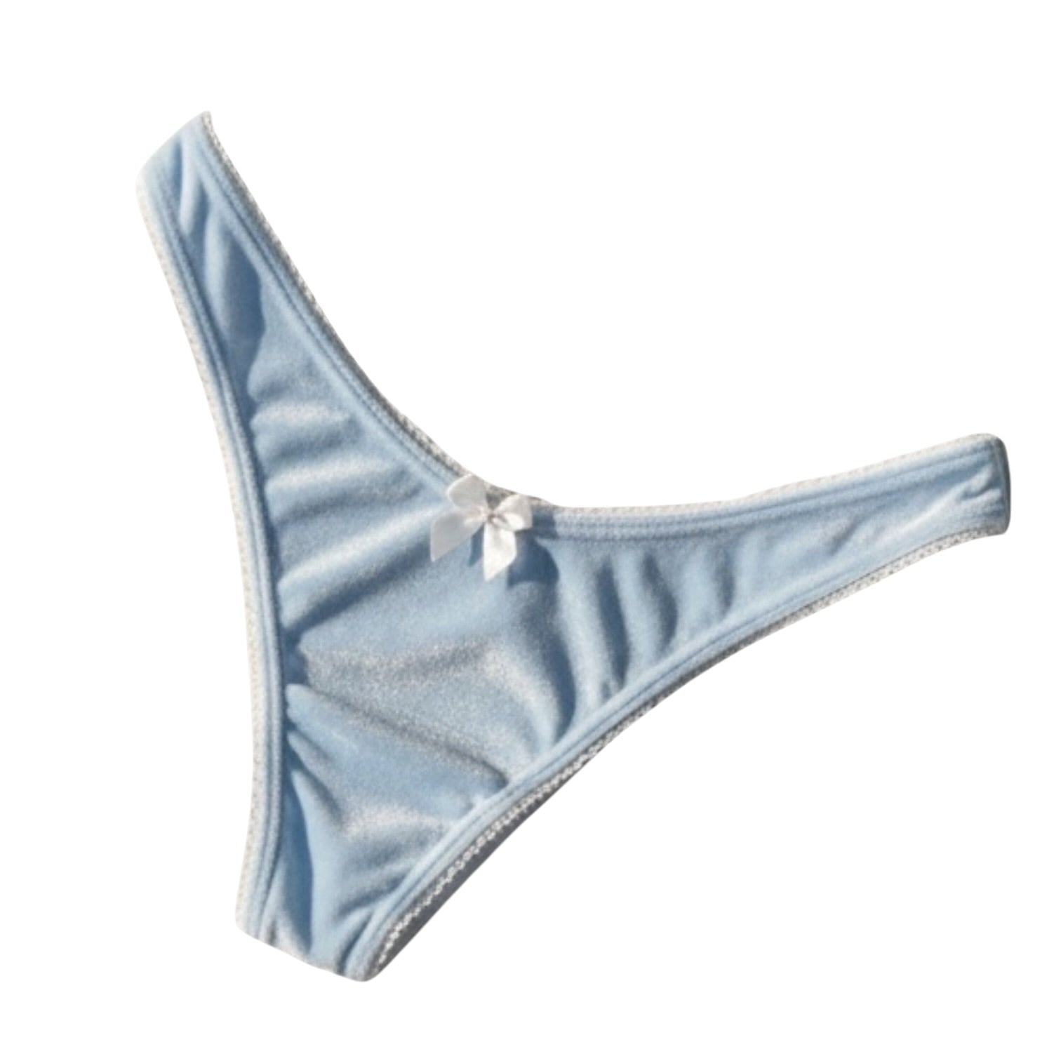 Nanokini Lingerie Set - Pastel Blue Juicy Couture Velour - GrlFriday Shop
