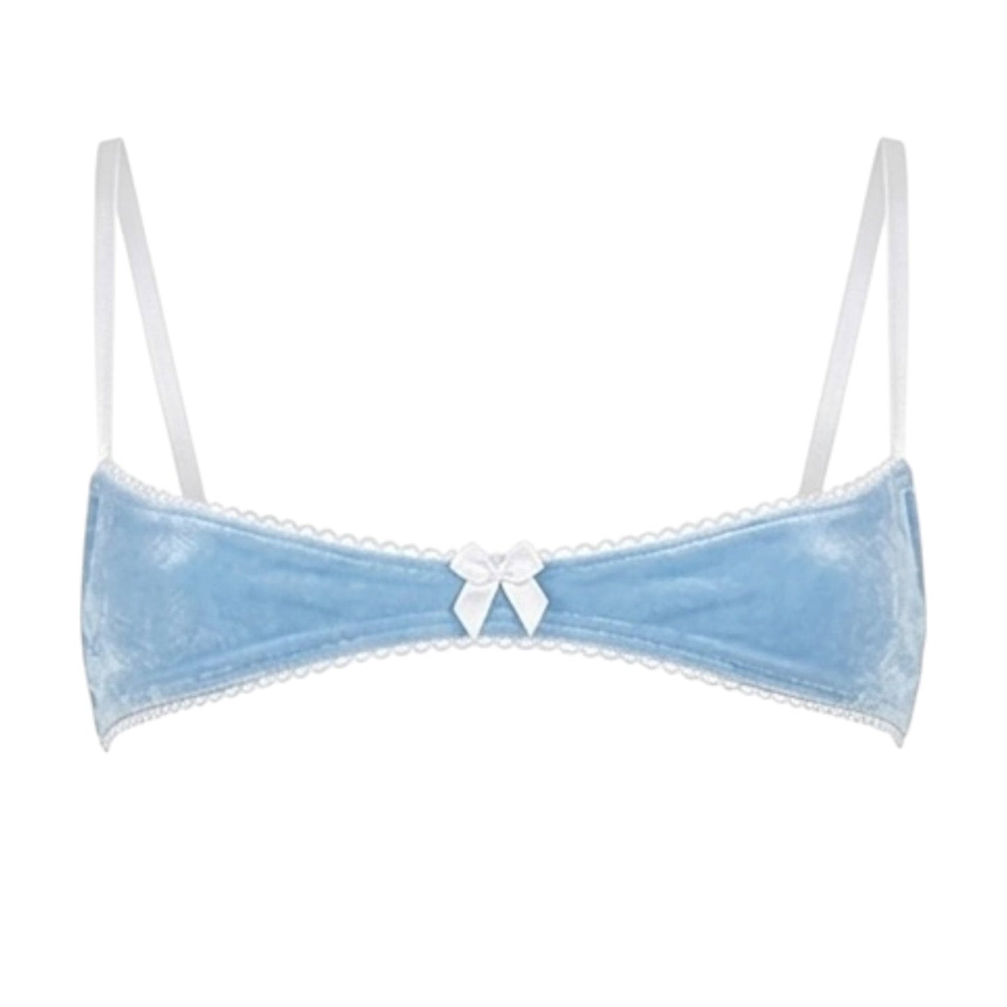 Nanokini Lingerie Set - Pastel Blue Juicy Couture Velour - GrlFriday Shop