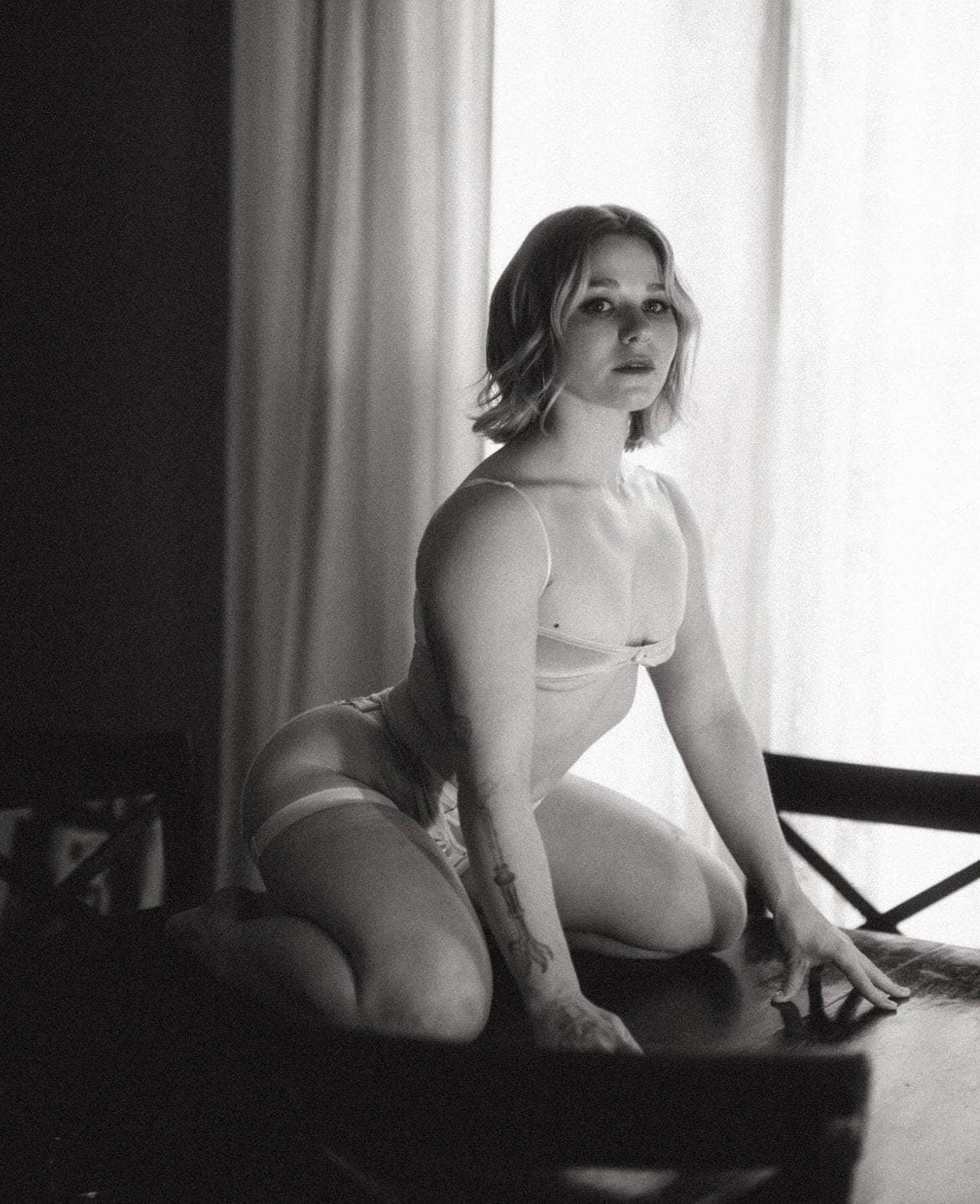 Nanokini Lingerie Set - Peach Velvet - GrlFriday Shop