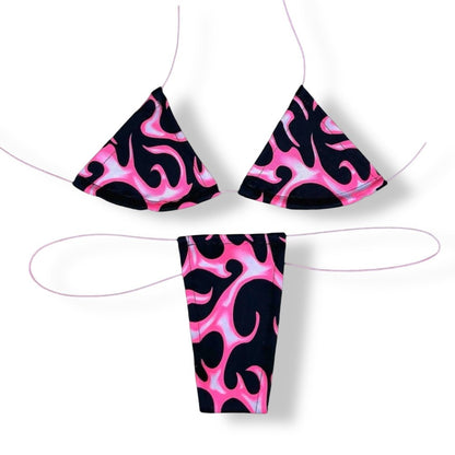 Pink Flame Microkini Set - GrlFriday Shop