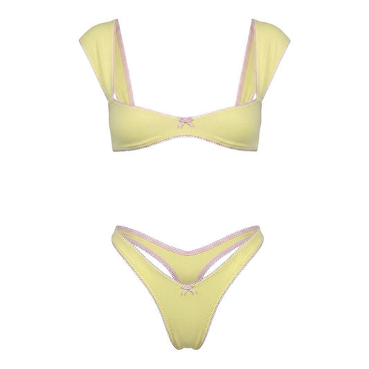 Princess Nanokini Set - Canary Yellow - GrlFriday Shop