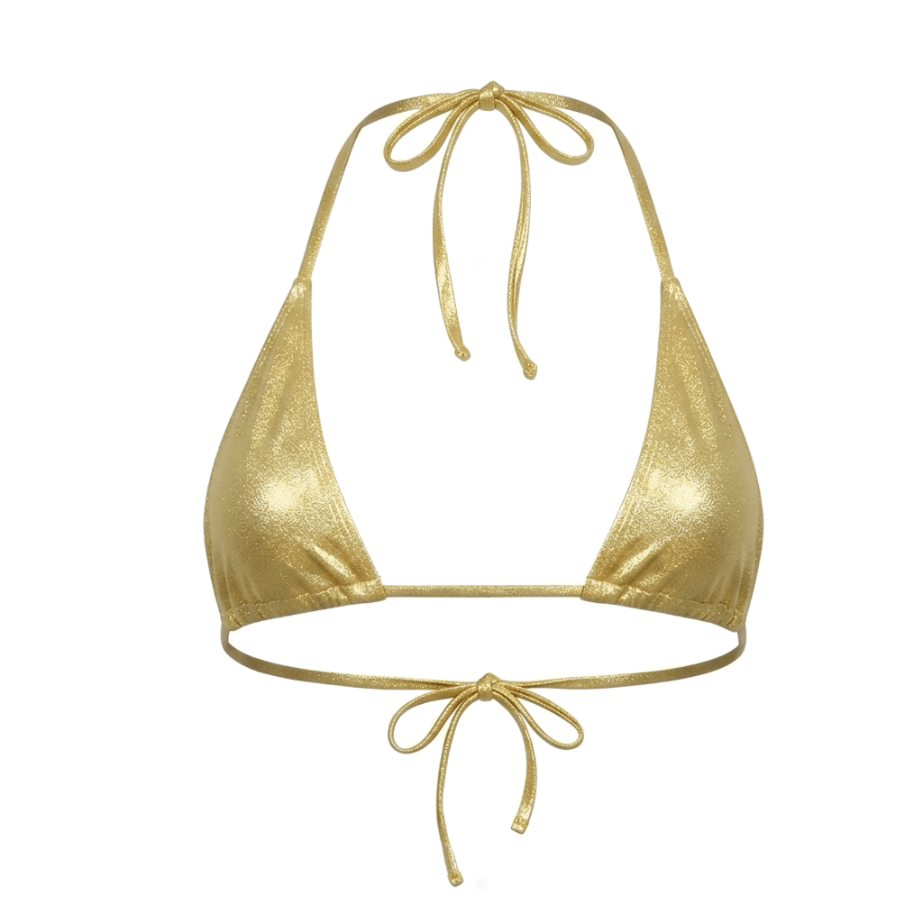 Quick Release G-String Bikini Set - Gold - GrlFriday Shop