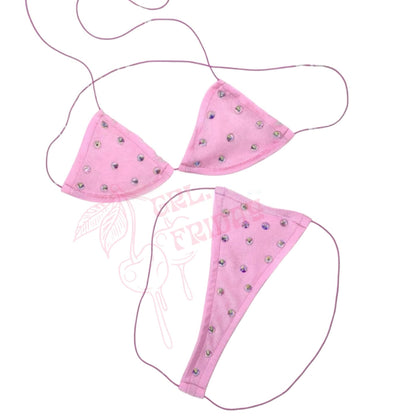 Rhinestoned Bling Microkini - 6 Colors - GrlFriday Shop
