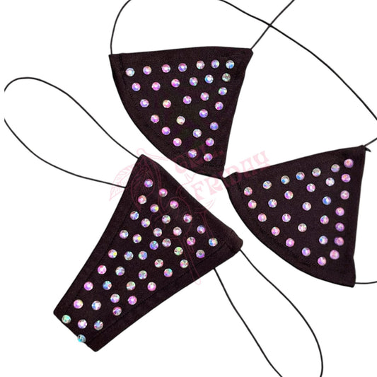 Rhinestoned Bling Microkini - 6 Colors - GrlFriday Shop