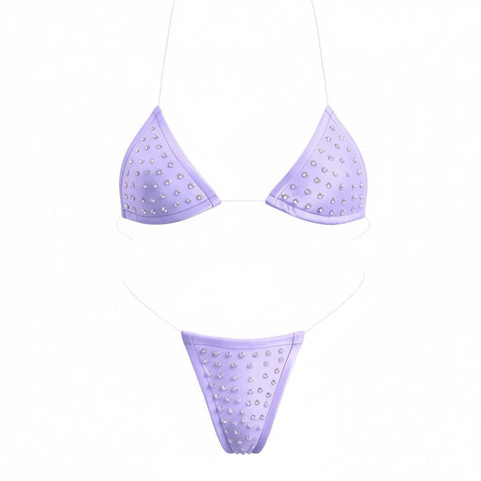 Rhinestoned Bling Microkini Set - 11 Colors - GrlFriday Shop