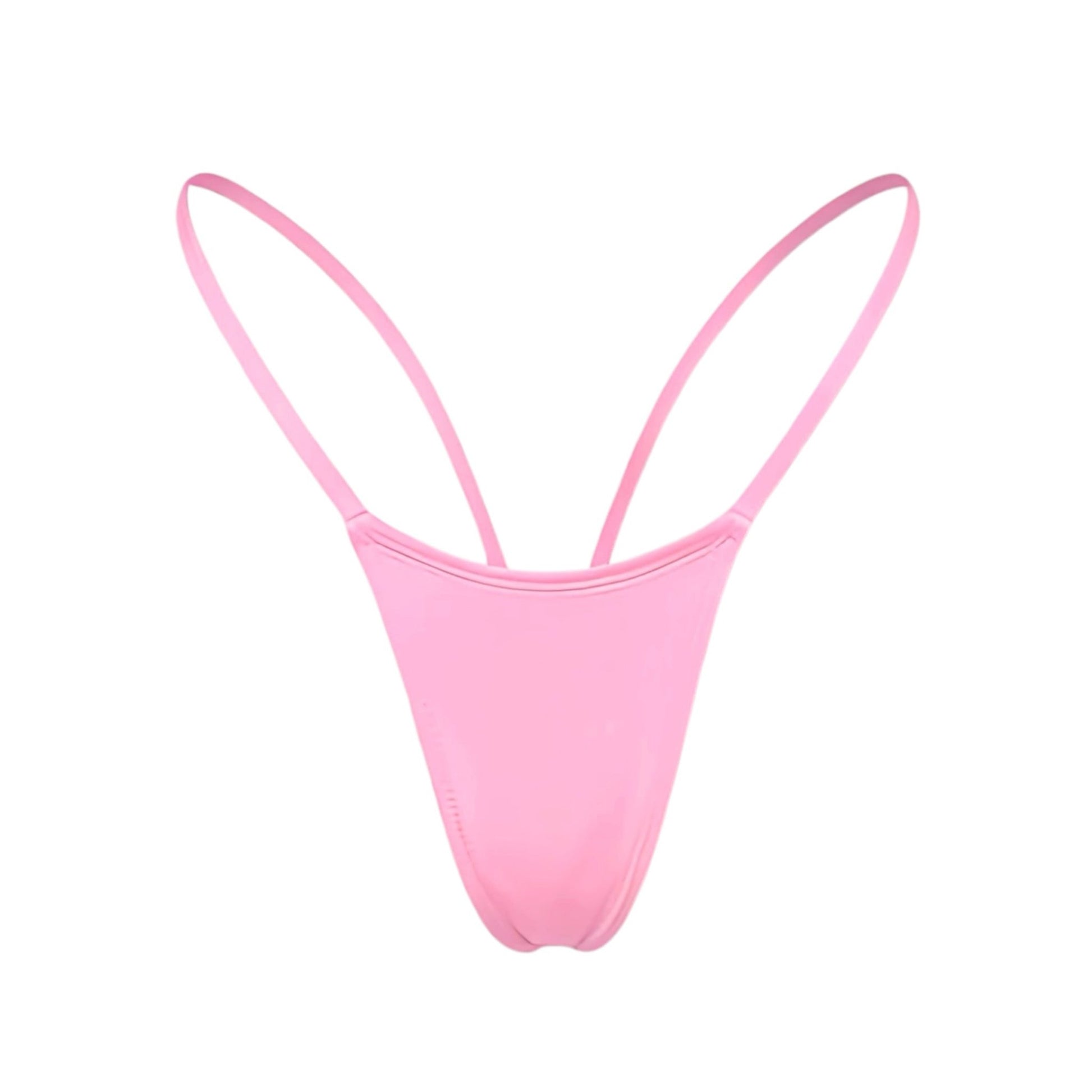 V - Back Thong - Baby Pink - GrlFriday Shop