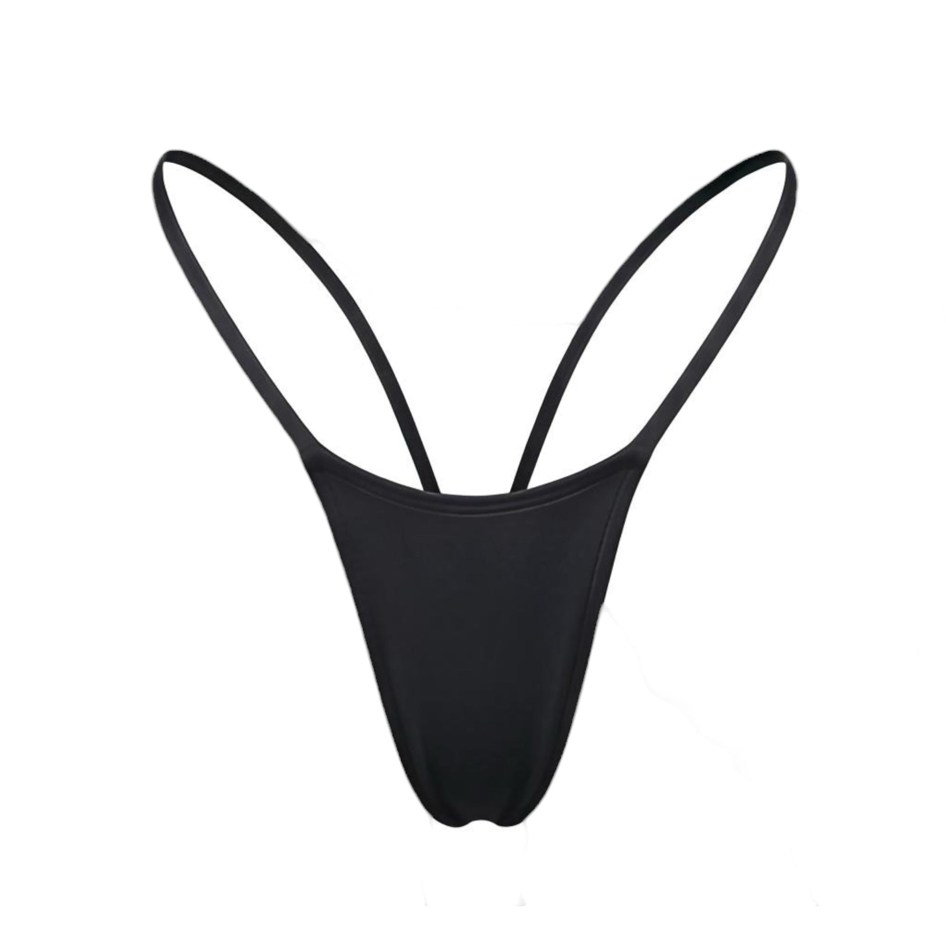 V - Back Thong - Black - GrlFriday Shop