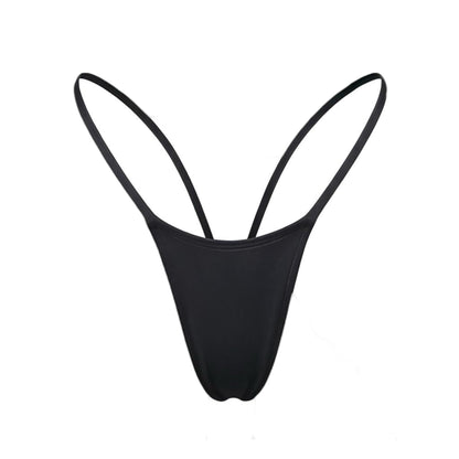 V - Back Thong - Black - GrlFriday Shop