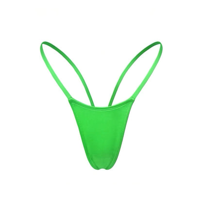 V - Back Thong - Slimer Green - GrlFriday Shop