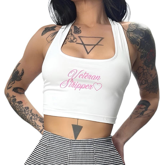 Veteran Stripper Halter Top - GrlFriday Shop